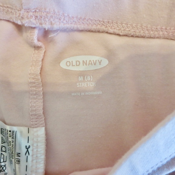Old Navy light Pink Girl's Leggings Size 8 - Picture 6 of 7